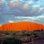 Uluru at sunset