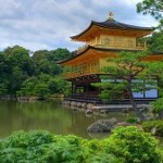 The Golden Pavilion in Kyoto, Japan